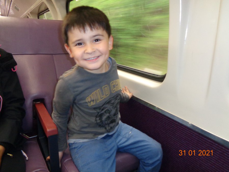 Gareth on Old Train 1