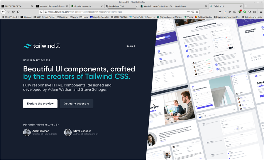 tailwind website